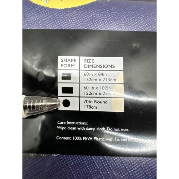 Disney Tim Burtons Nightmare Before Christmas 70" Round Tablecloth - Picture 4 of 6